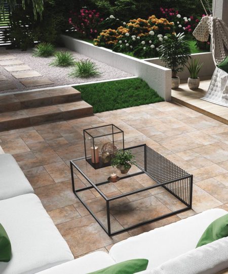 Burley Rust Porcelain Paving