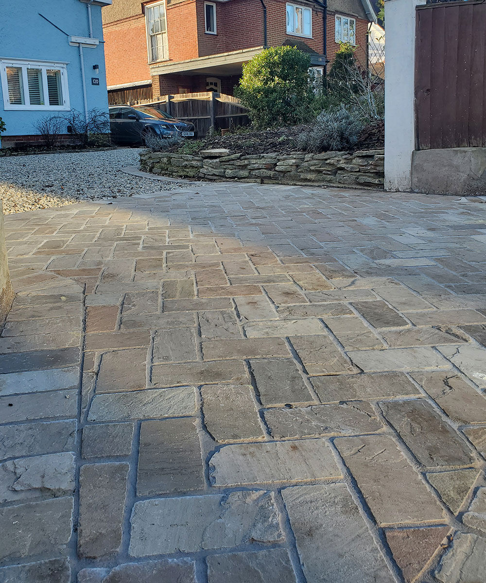 Linwood Sandstone Setts Driveway Southampton