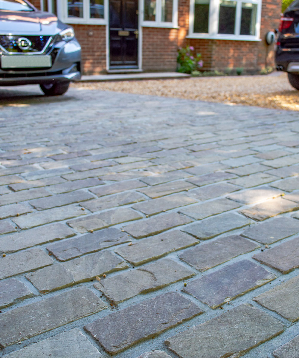 Linwood Sandstone Setts Driveway Winchester, Hampshire