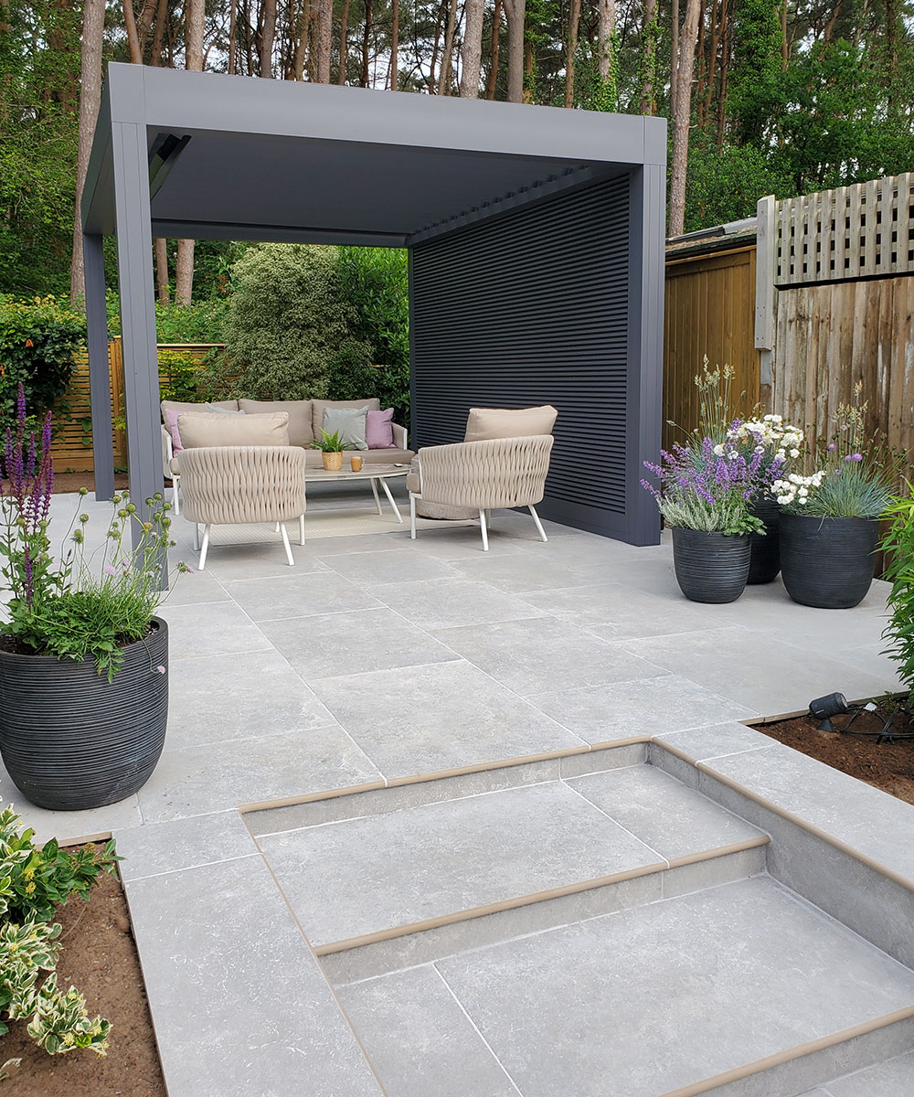 Exbury Grey Porcelain Paving Awbridge Romsey Hampshire