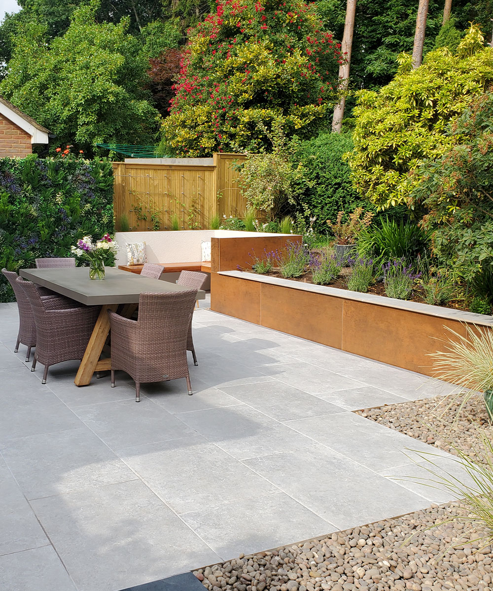 Exbury Grey Porcelain Paving Awbridge Romsey Hampshire