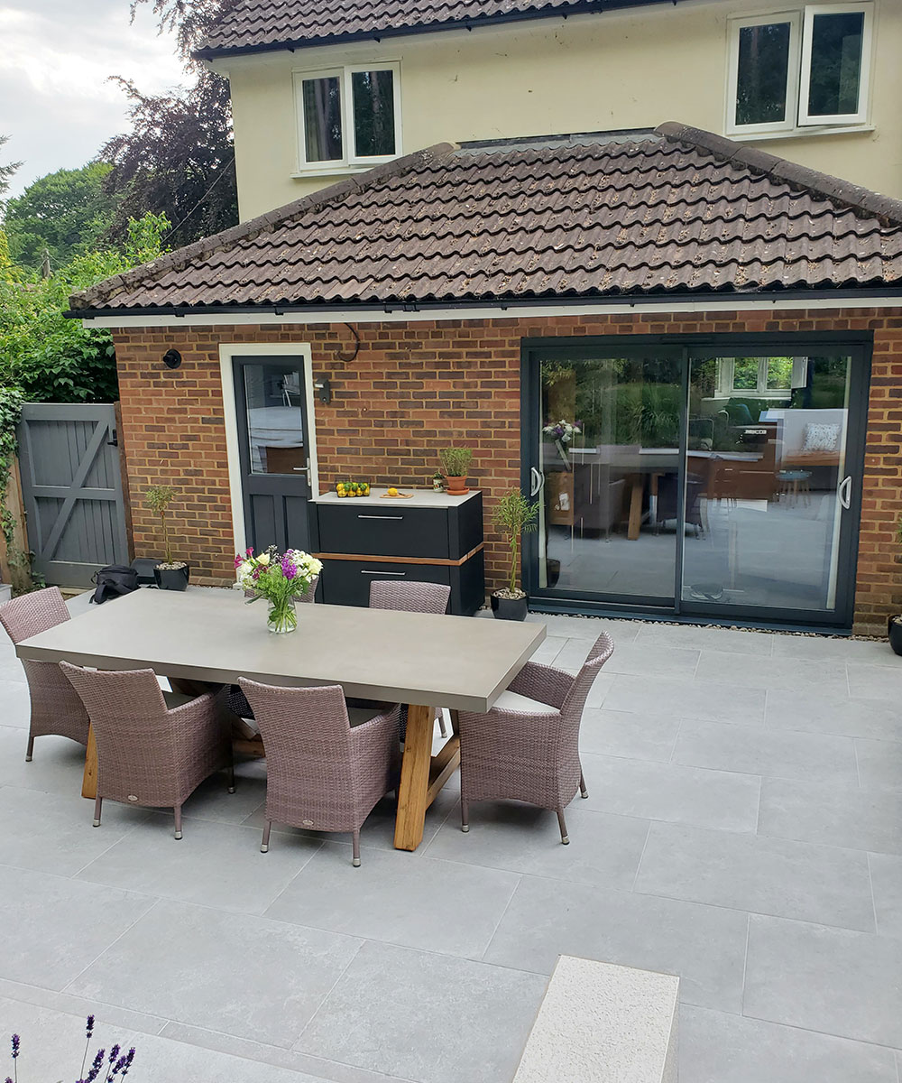 Exbury Grey Porcelain Paving Awbridge Romsey Hampshire