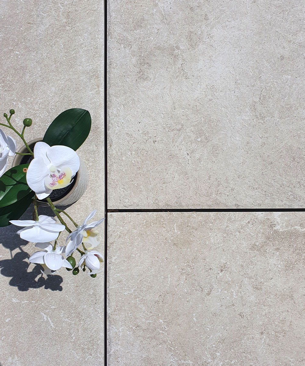 Exbury White Porcelain Paving Southampton Hampshire