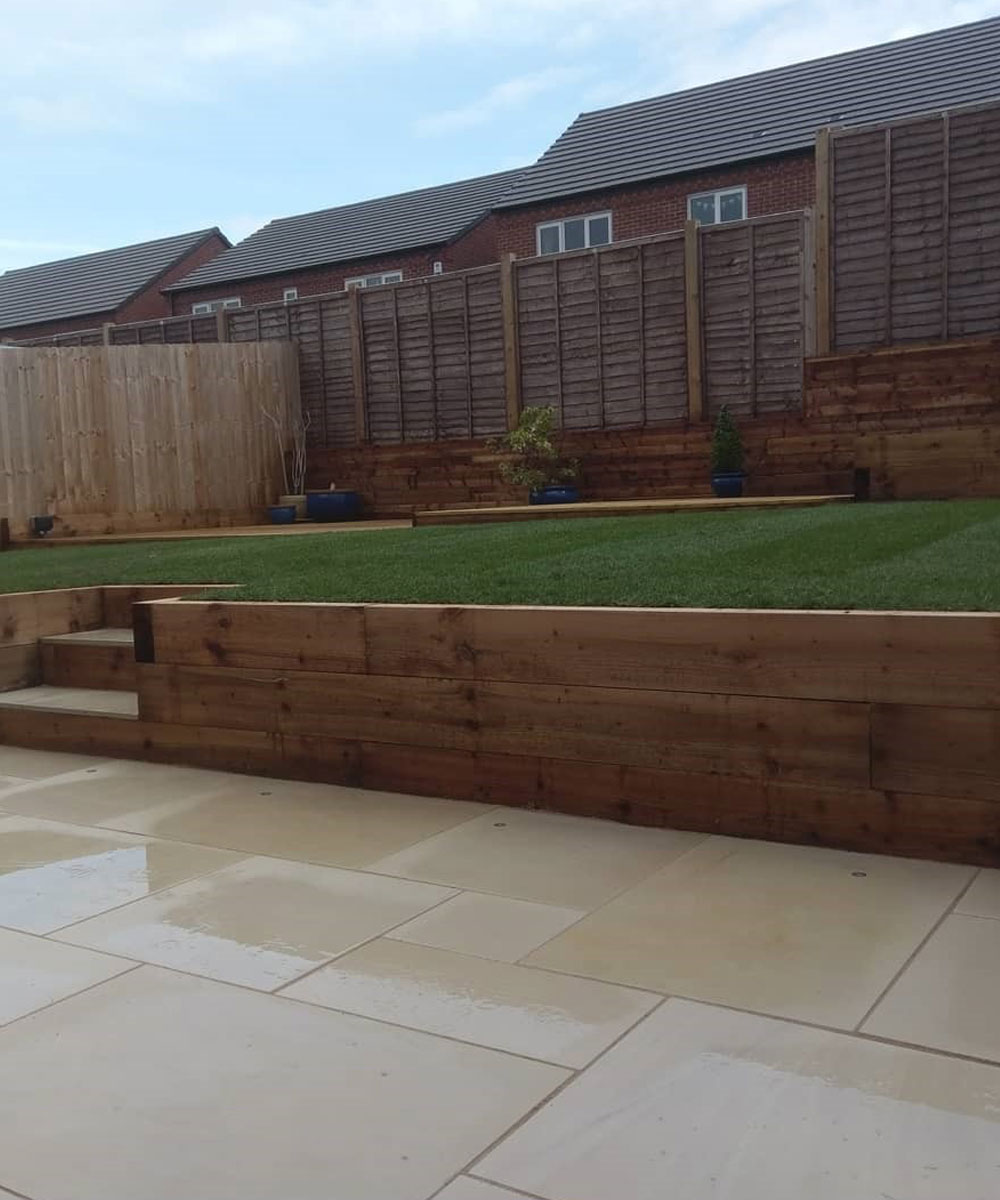 Hale Beige Smooth Sandstone Paving - Image 2