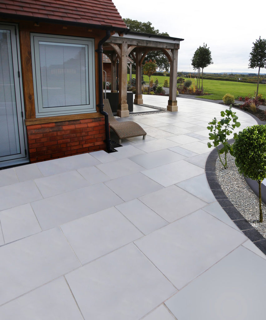 Knightwood Grey Smooth Sandstone Paving Forest Stone