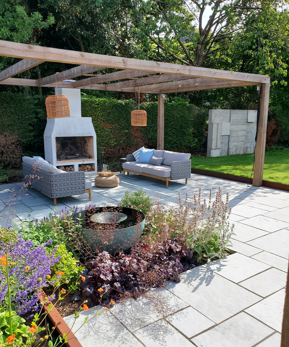 Lepe Blue Limestone Paving