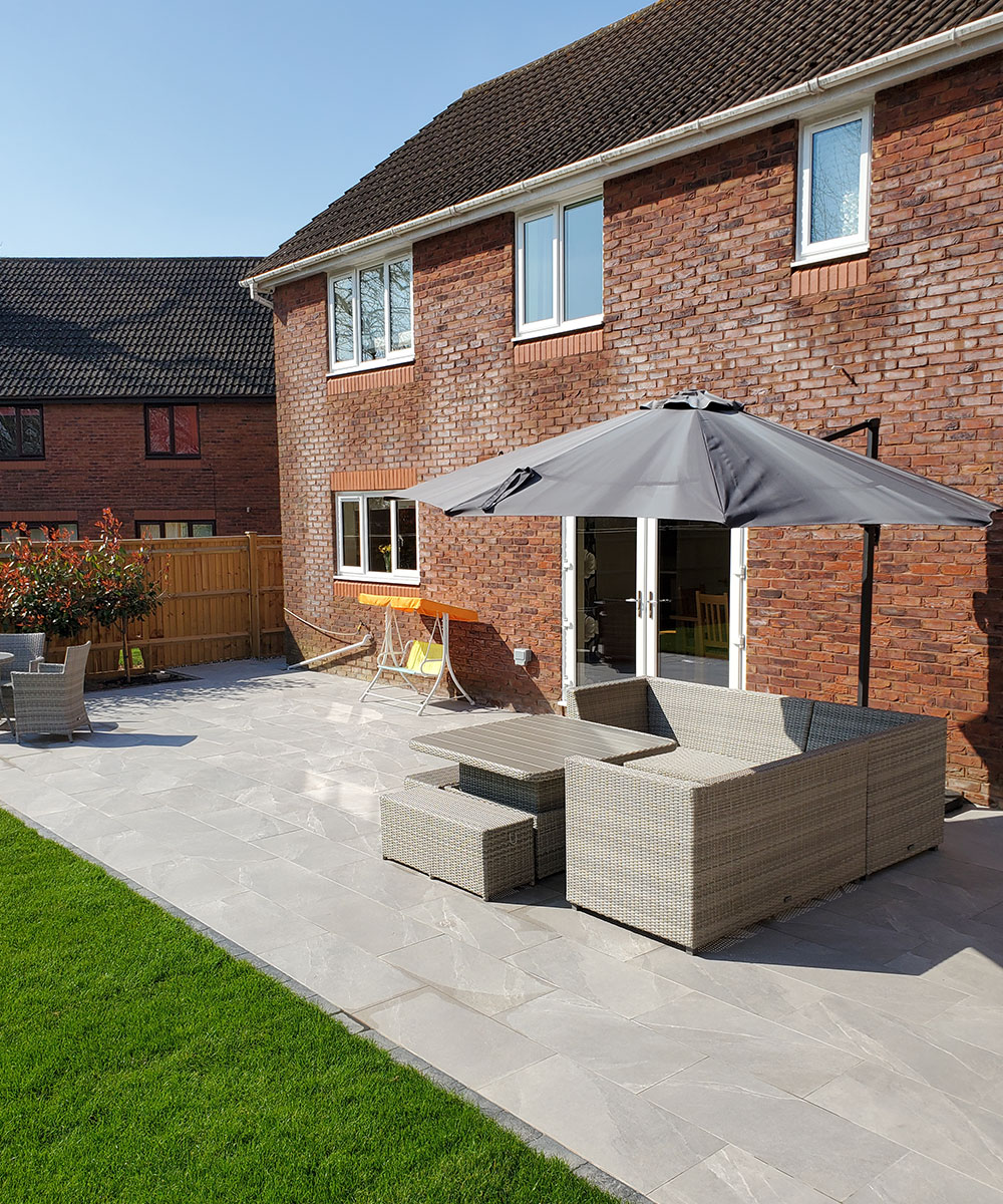 Ipley Grey Porcelain Paving Southampton