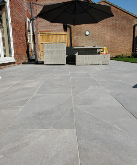 Ipley Grey Porcelain Paving Southampton