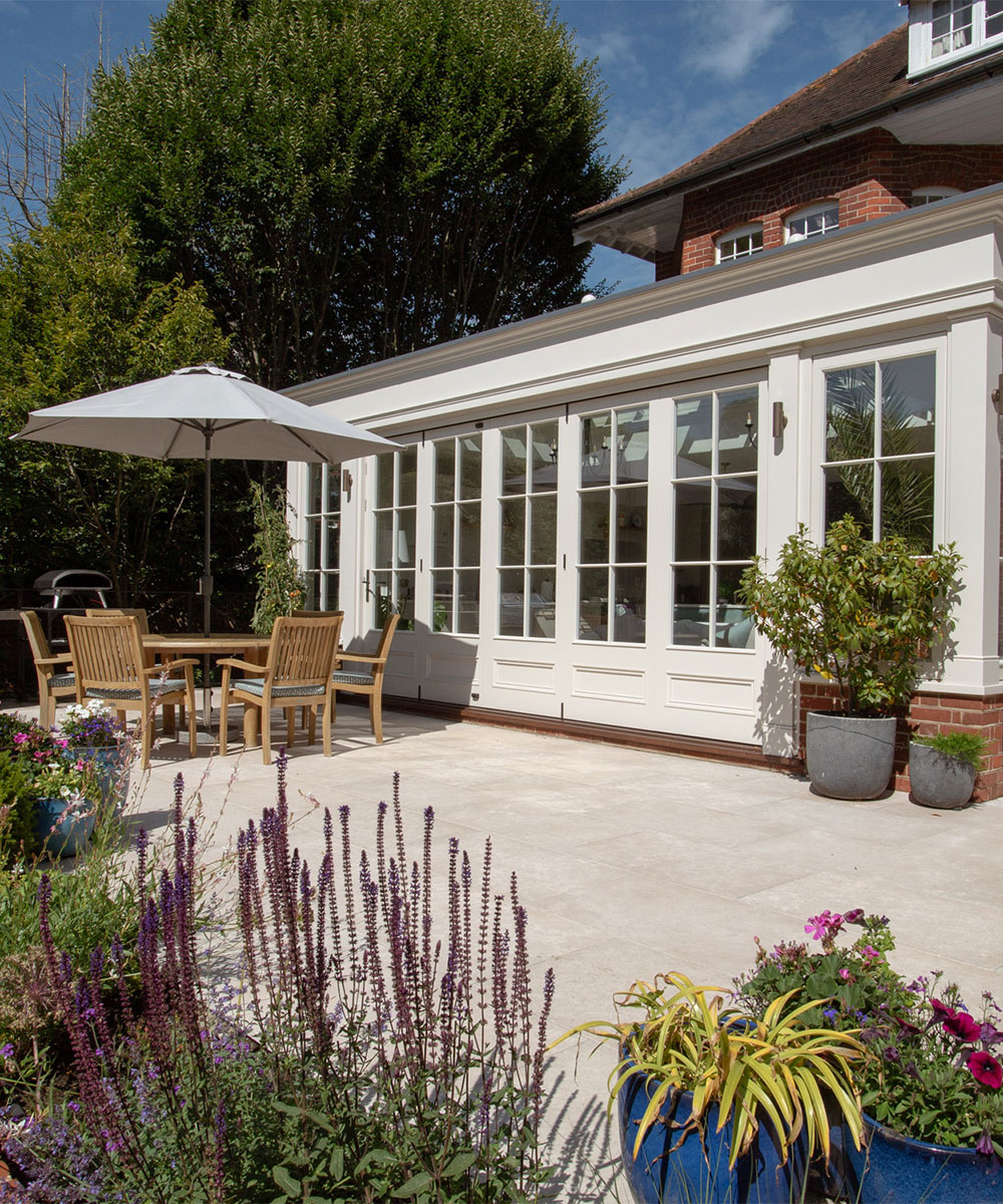 Lymington Beige Egyptian Limestone Paving Slabs