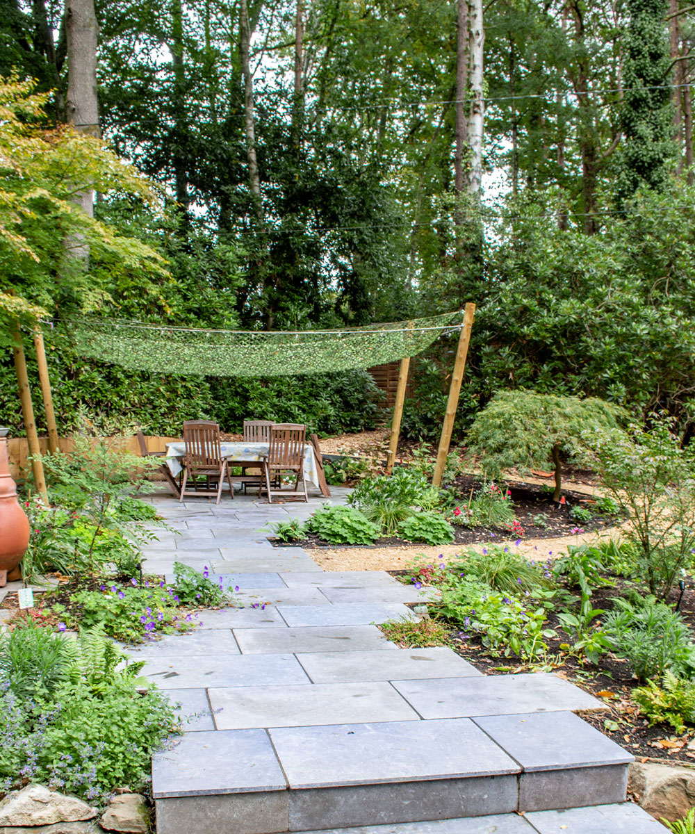 Lymington Grey Limestone Paving Wellow Hampshire