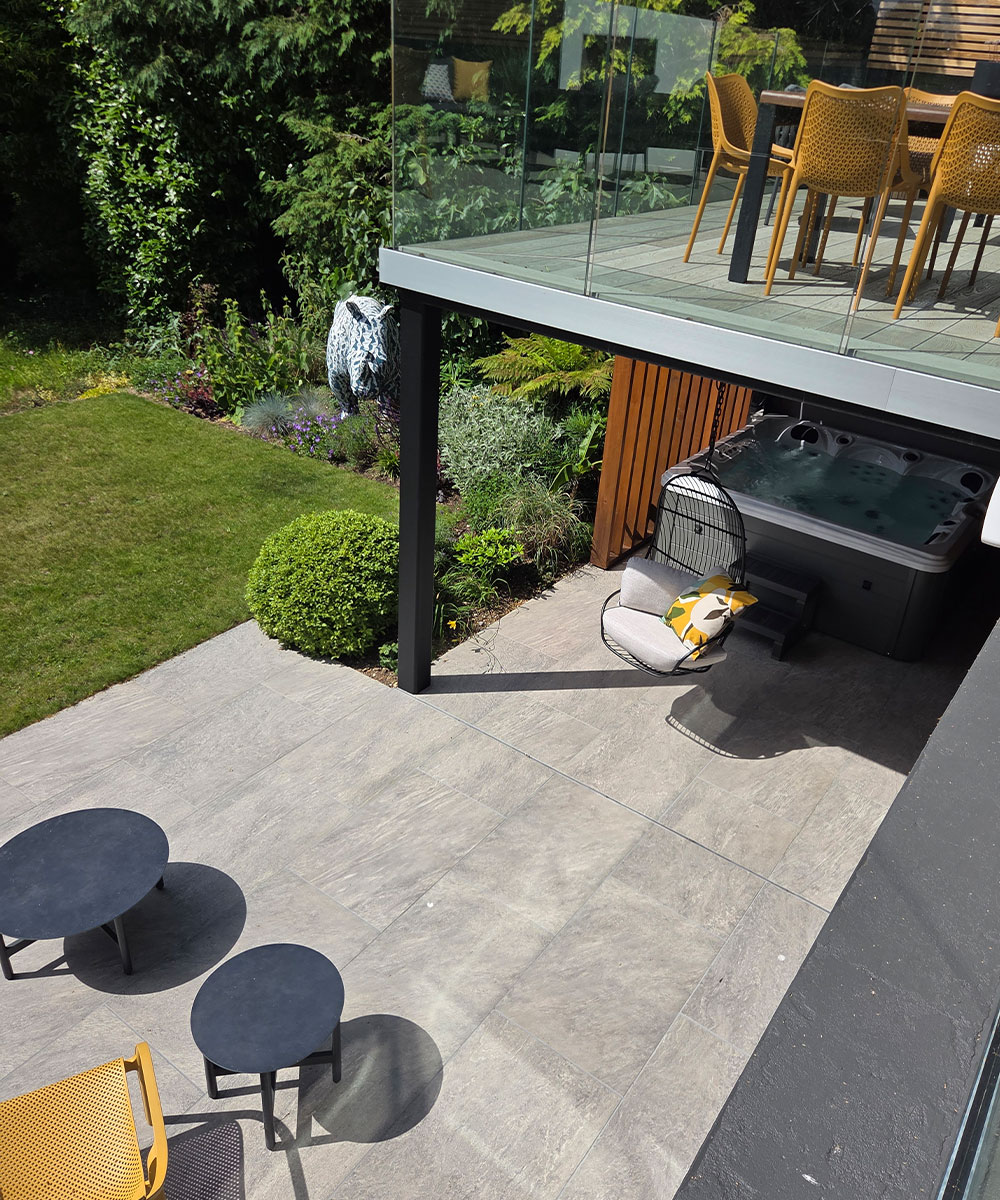 Ashurst Grey 90x60 Porcelain Paving Southampton