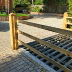 Blissford Tumbled Limestone Setts Driveway New Forest