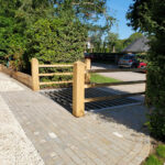 Blissford Tumbled Limestone Setts Driveway New Forest