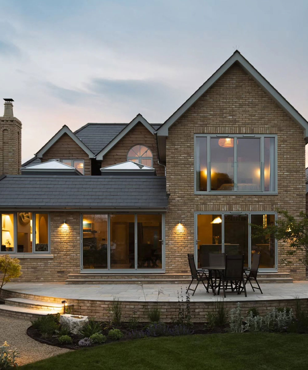 Portmore Limestone Paving Milford on Sea Garden