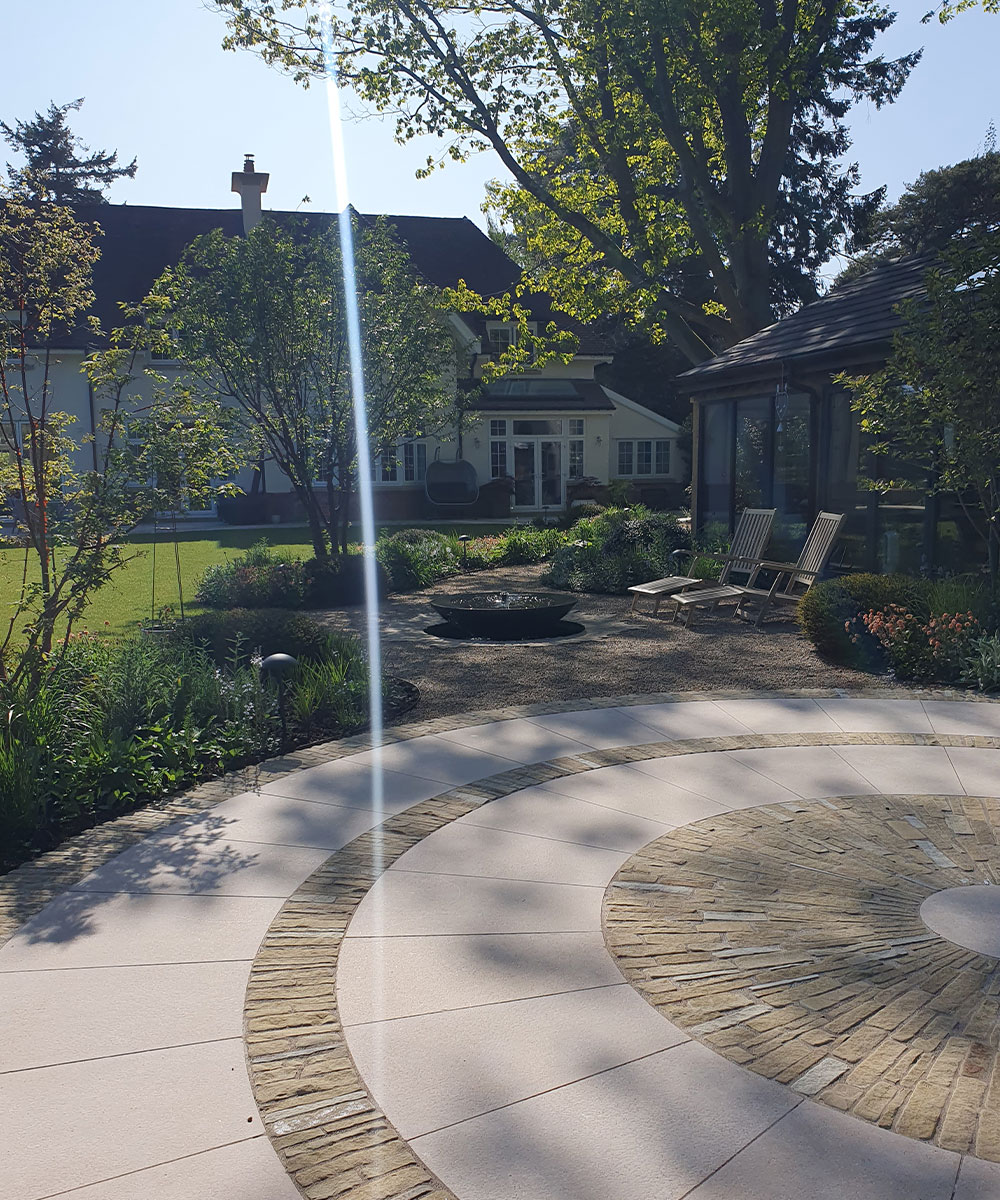 Lymington Dune Limestone Paving Ferndown Dorset