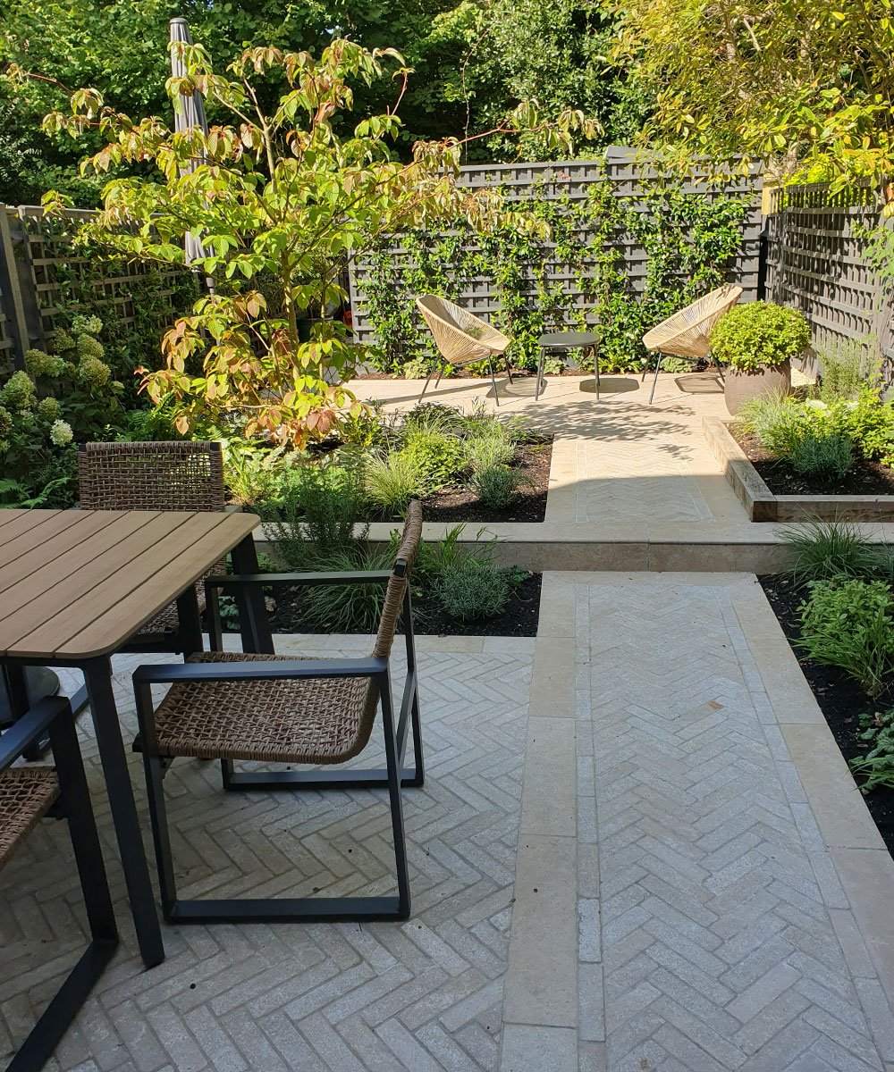 Lymington Dune Limestone Paving Ferndown Dorset