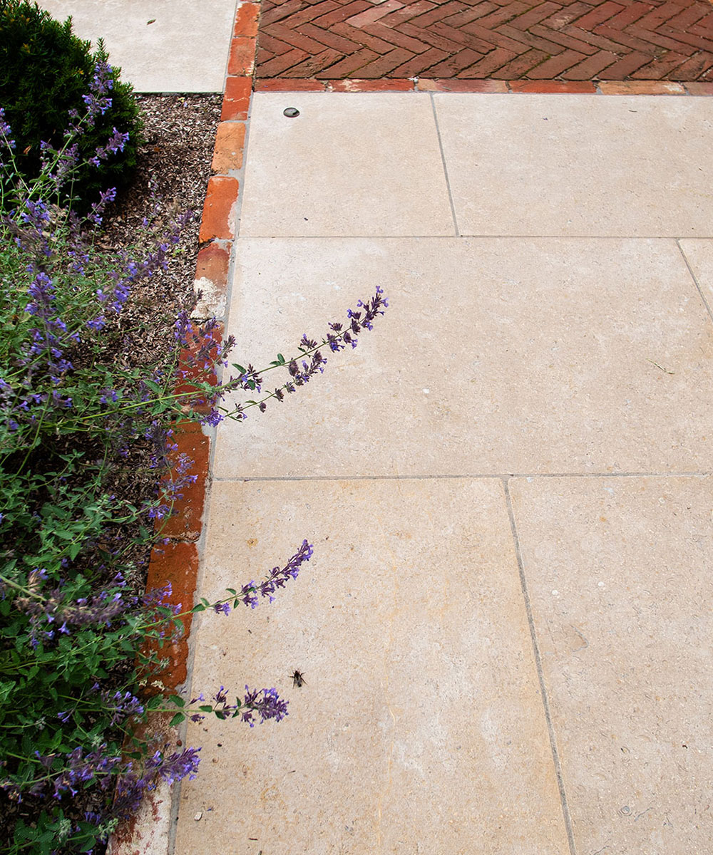 Lymington Dune Limestone Paving in Romsey Hampshire