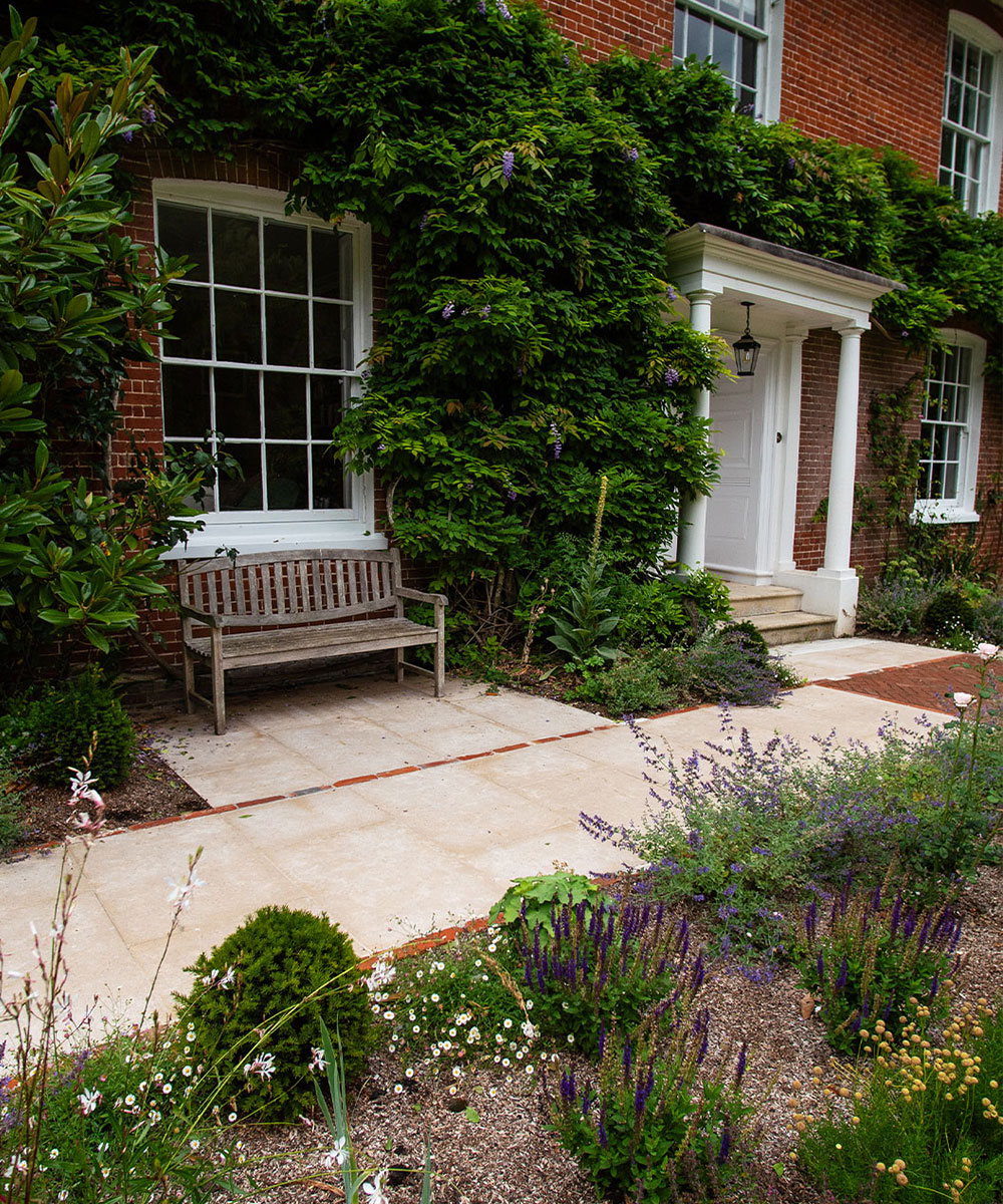 Lymington Dune Limestone Paving in Romsey Hampshire