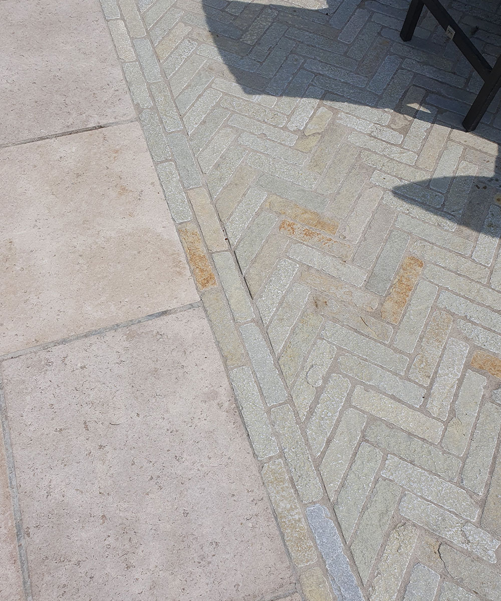 Lymington Dune Limestone and Blissford Pavers New Forest Hampshire