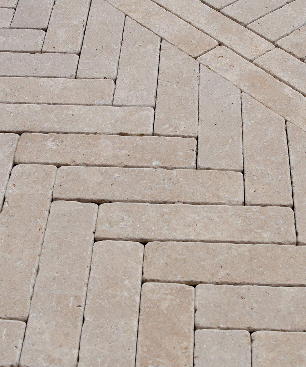 Lymington Beige Egyptian Limestone Pavers