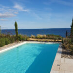 Kimmeridge Fossil Porcelain Paving Dorset-Swimming Pool