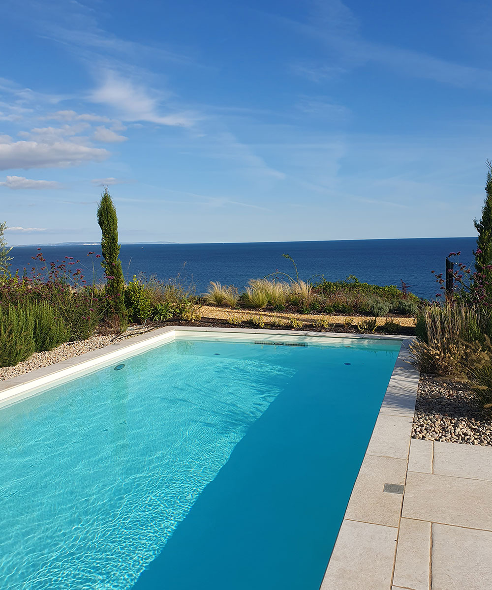 Kimmeridge Fossil Porcelain Paving Dorset-Swimming Pool
