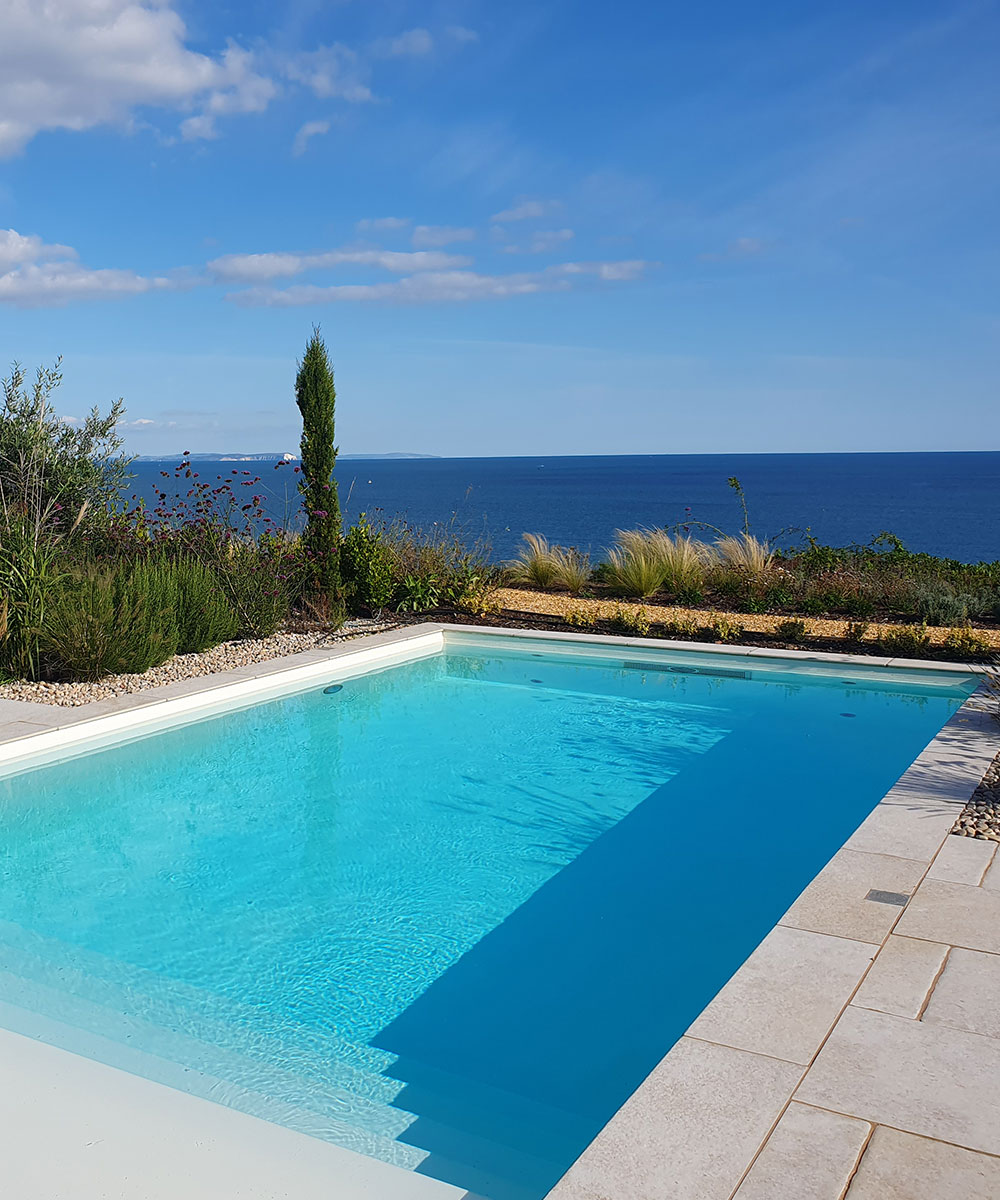 Kimmeridge Fossil Porcelain Paving Dorset-Swimming Pool