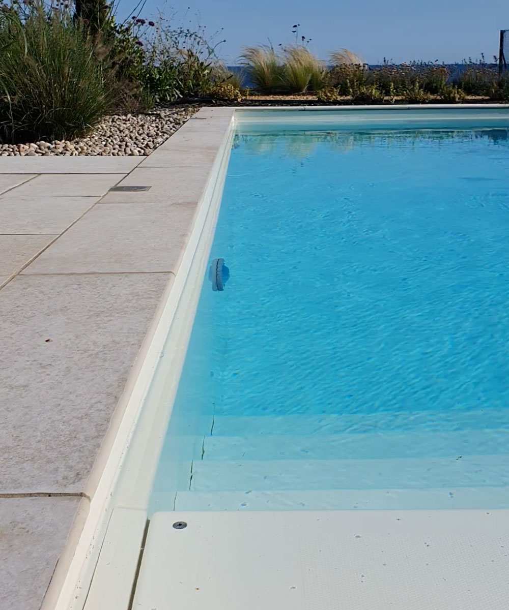 Kimmeridge Fossil Porcelain Paving Dorset-Swimming Pool