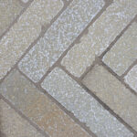 Blissford Pavers Herringbone Fine Natural Grey Grout