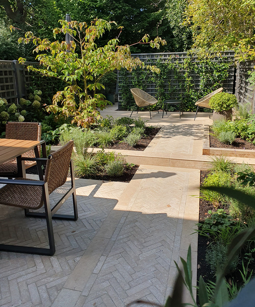 Lymington-Dune-Herringbone-Paver-Path-Southampton-Limestone