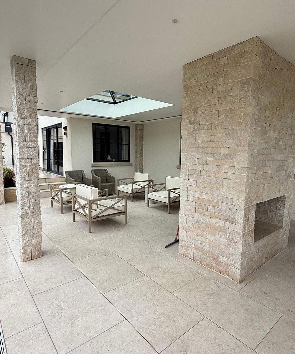 Lymington Beige Coach House Cladding Curbridge