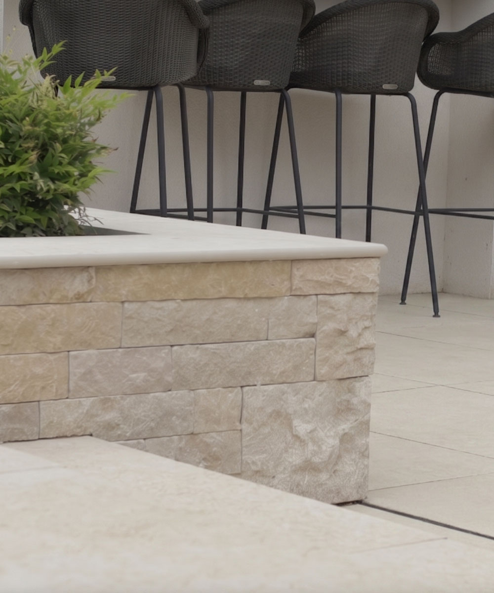 Lymington Beige Coach House Limestone Wall Cladding