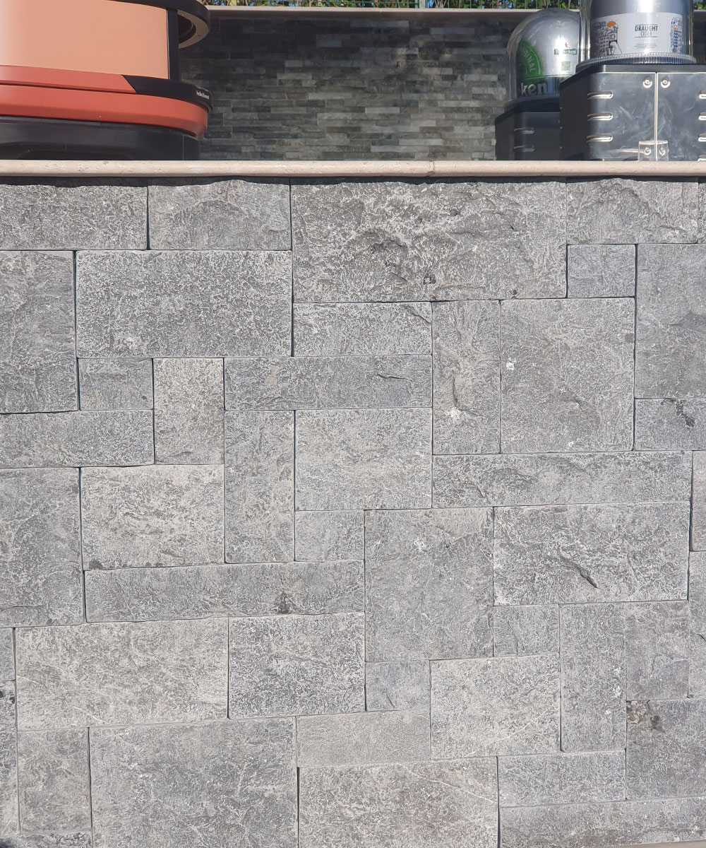 Lymington Grey Coach House Limestone Wall Cladding