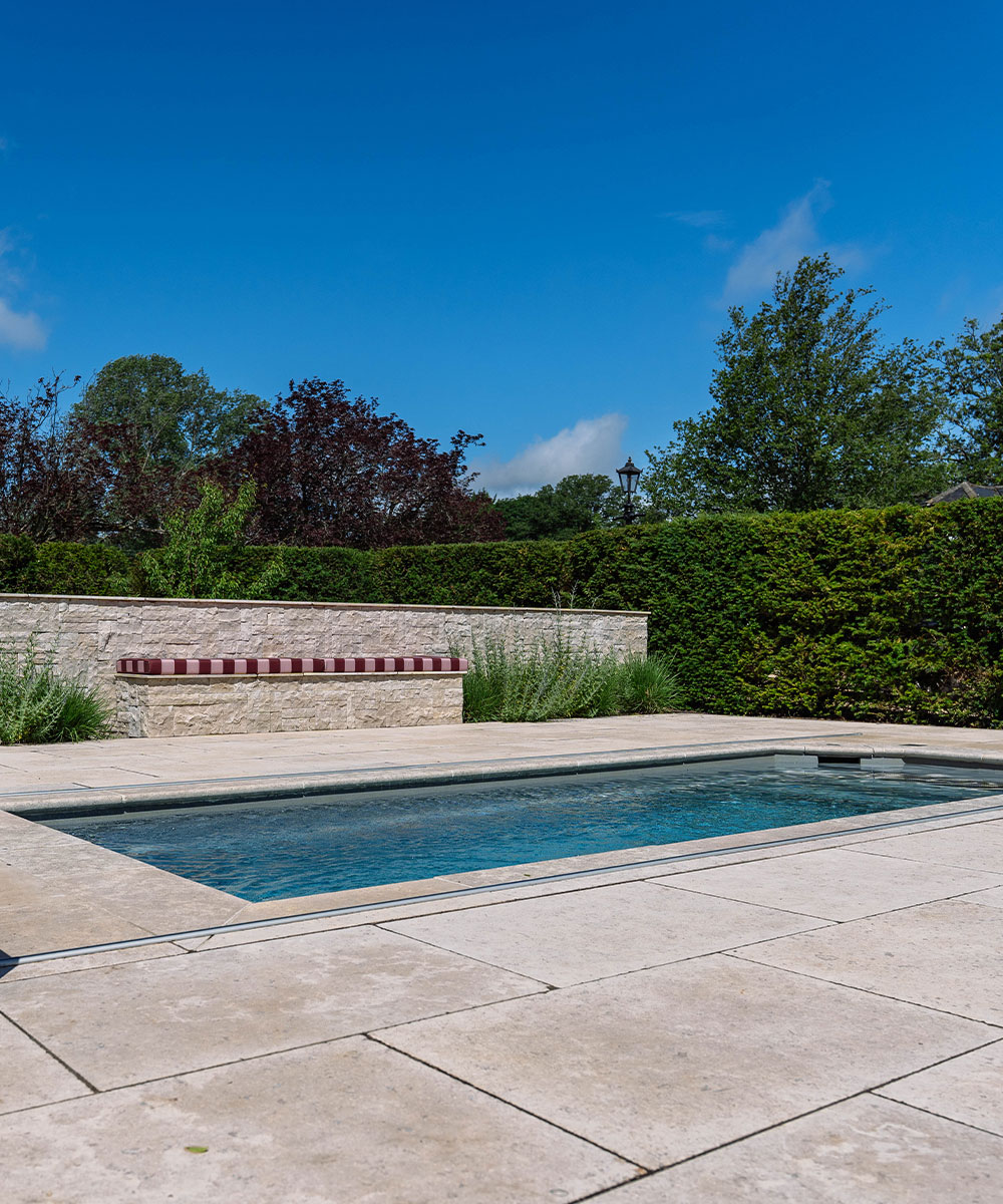 Lymington Beige Coach House Cladding Hampshire Pool