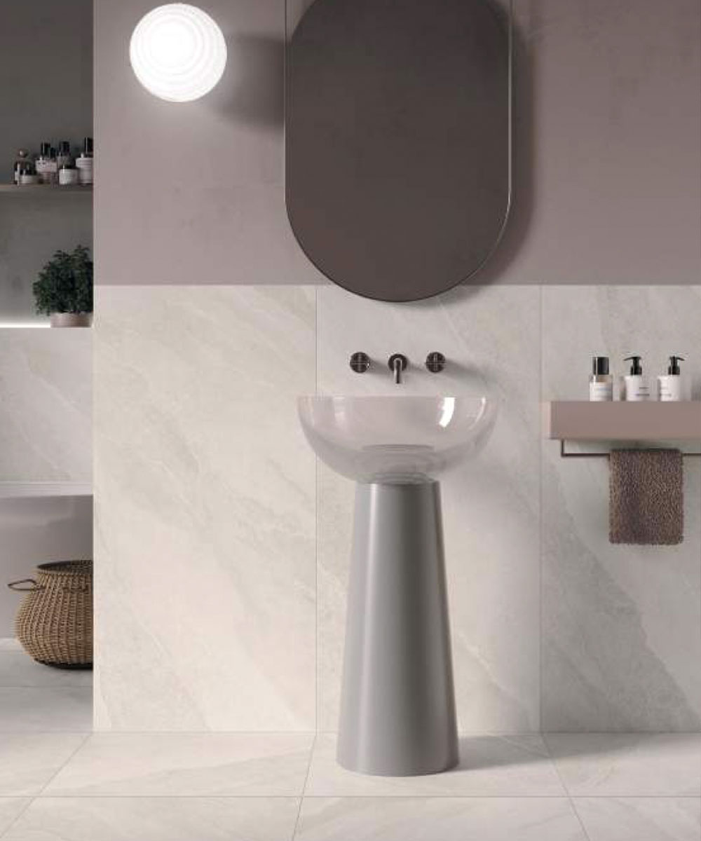 Embley Bone Porcelain Paving 1200x600 Outdoor Tiles