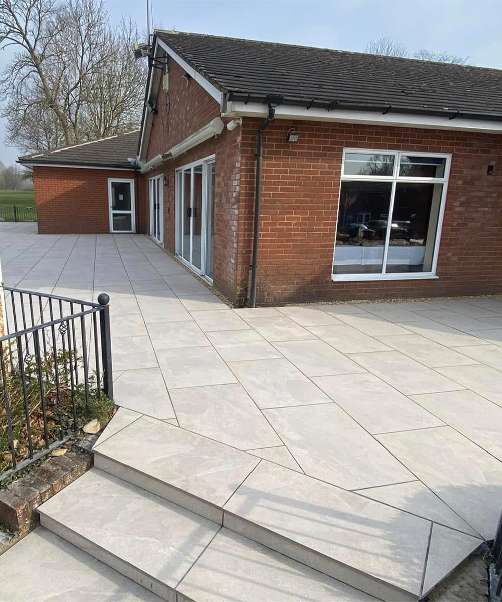 Hythe Beige Porcelain Outdoor Tiles Hampshire