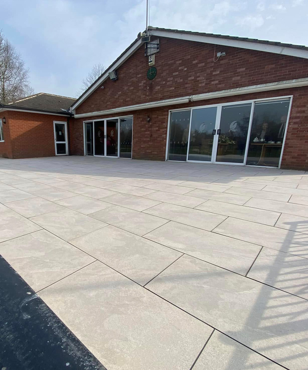 Hythe Beige Porcelain Outdoor Tiles Hampshire