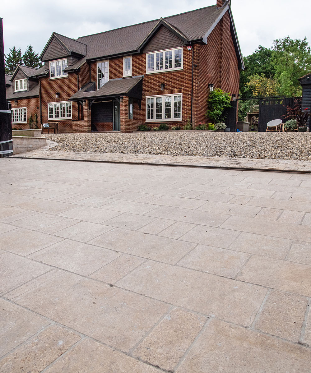 Lymington Dune Limestone Courtsetts Driveway