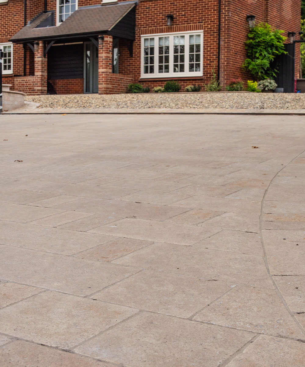 Lymington Dune Limestone Courtsetts Driveway