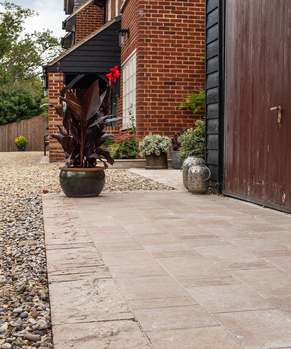Lymington Dune Limestone Courtsetts Driveway