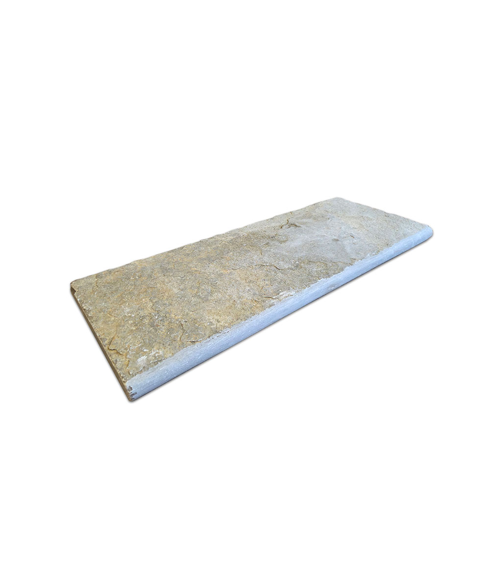 Blissford Tumbled Limestone Bullnosed Step