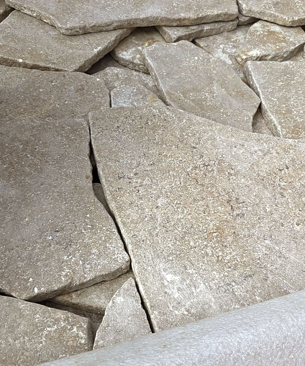 Lymington Dune Limestone Crazy Paving