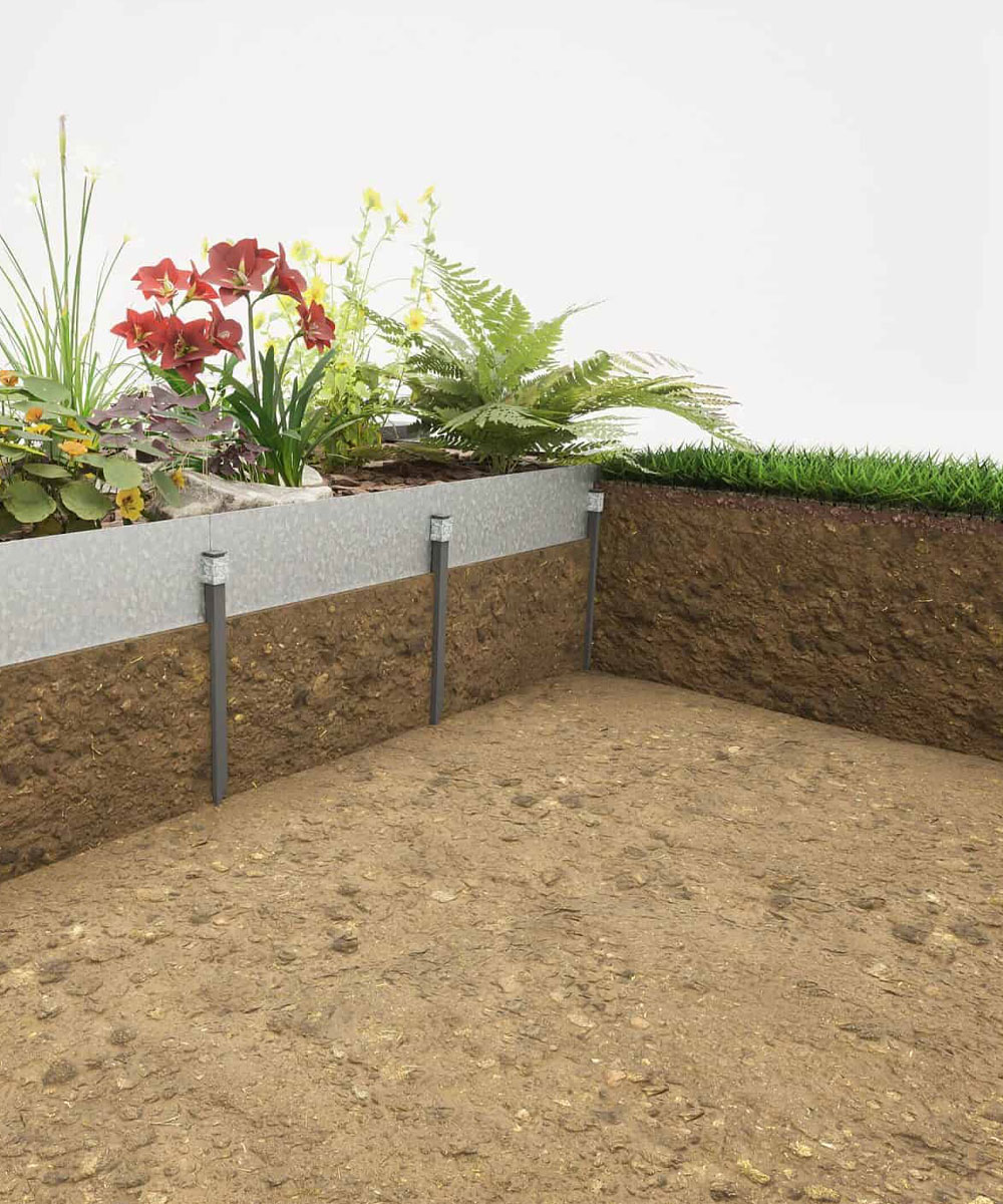 Sandford Steel Edging 3mm Hampshire Steel Garden Edging