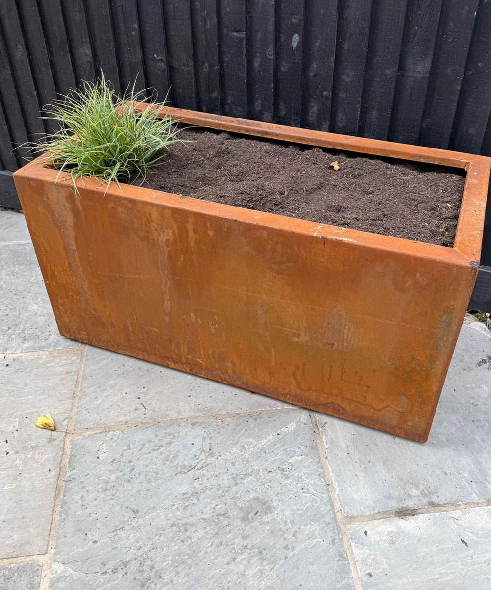 Sandford Corten Steel Planter