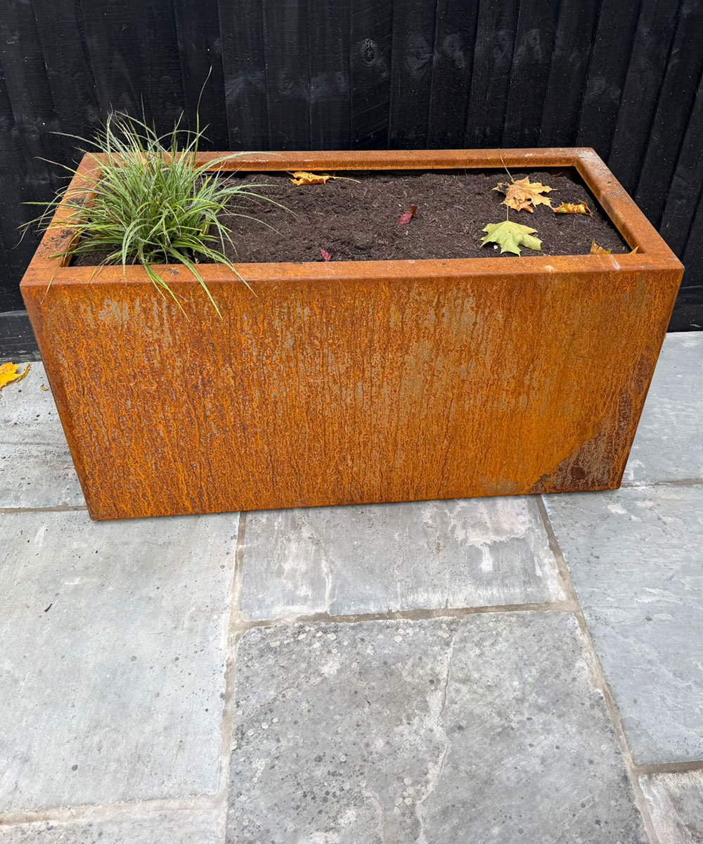 Sandford Corten Steel Planter