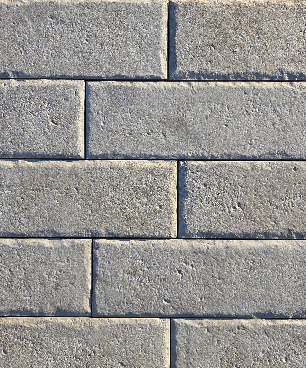 Exbury White Wall Pavers Herringbone Hampshire