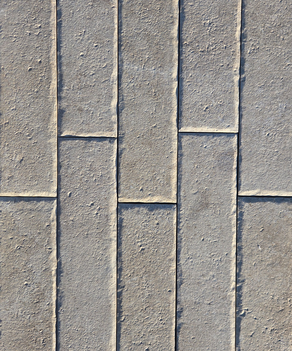 Exbury White Wall Pavers Herringbone Hampshire