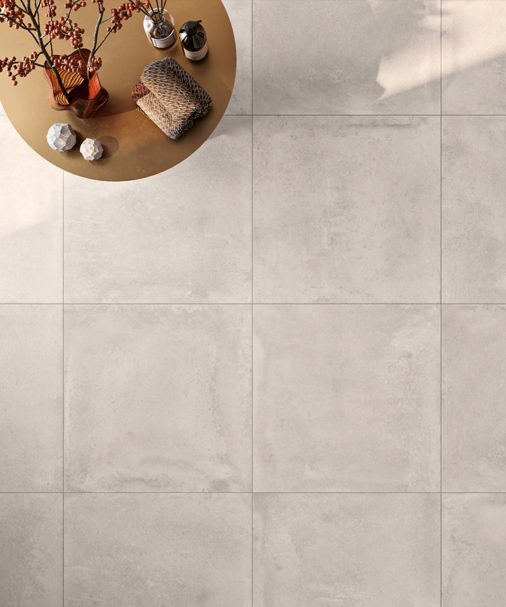 Milkham Light Grey 80x80 Porcelain Tile