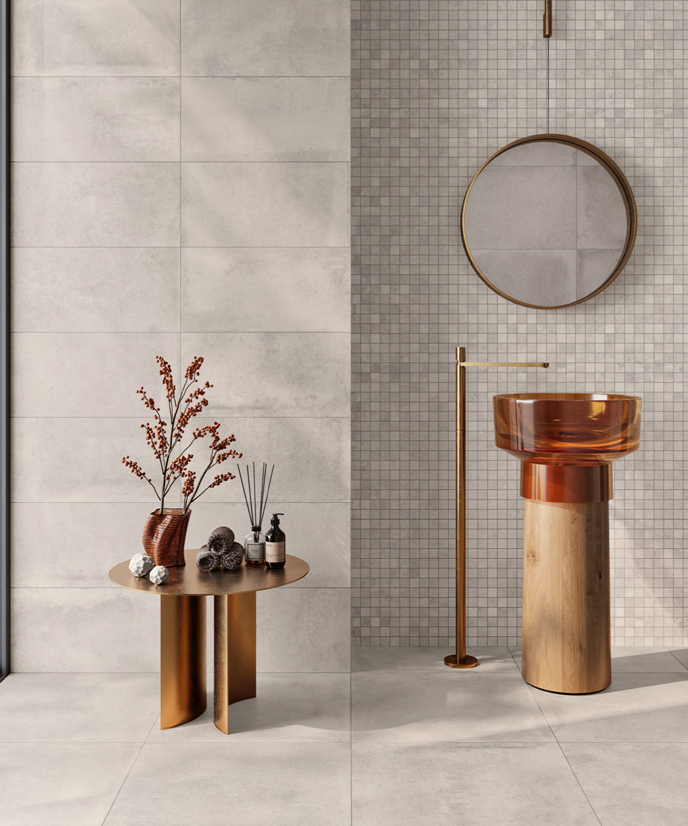 Milkham Light Grey 80x80 Porcelain Tile