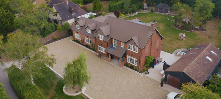 North London Limestone Driveway and Garden Renovation